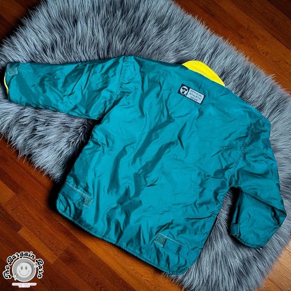 Rare Vintage 90s French Toast Greenbay Kids Youth Size 5 Warm Windbreaker Jacket - Picture 4 of 5